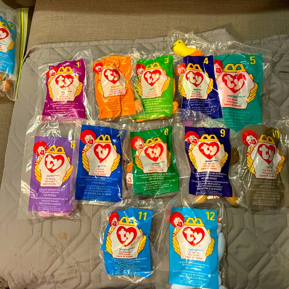 1990s Ty Beanie babies from McDonald